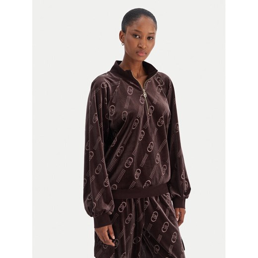 Liu Jo Sport Bluza TF5110 J4955 Brązowy Relaxed Fit ze sklepu MODIVO w kategorii Spodnie damskie - zdjęcie 187484551