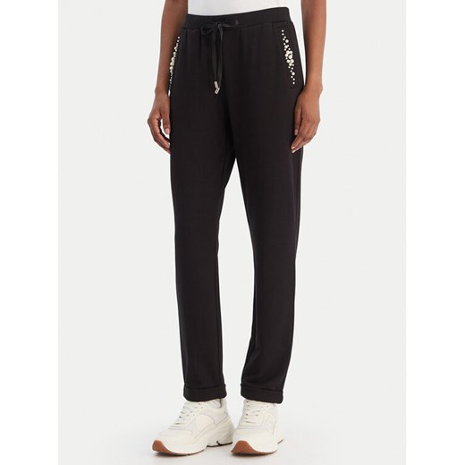 Liu Jo Sport Spodnie dresowe TF5155 FS576 Czarny Regular Fit ze sklepu MODIVO w kategorii Spodnie damskie - zdjęcie 187484552