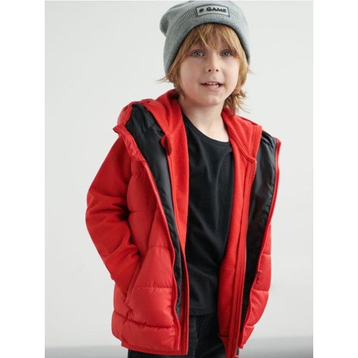 Sinsay - Kamizelka pikowana - czerwony ze sklepu Sinsay w kategorii Kamizelki chłopięce - zdjęcie 187485521