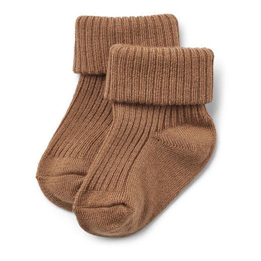 Wheat Wełniane skarpety (2 pary) w kolorze jasnobrązowym i beżowym 19-21 wyprzedaż Limango Polska