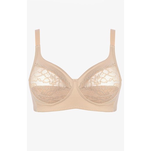Biustonosz koronkowy miękki soft bez fiszbin cielisty Piuma Pizzo, Kolor cielisty, Rozmiar 75B, INFIORE ze sklepu Intymna w kategorii Biustonosze - zdjęcie 187485724