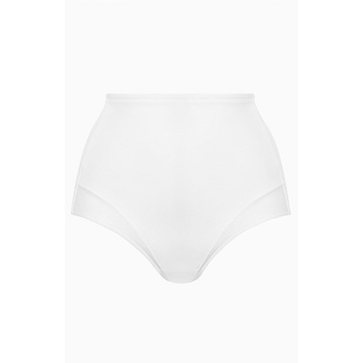 Figi damskie modelujące białe z wysokim stanem Sibilla Microshape, Kolor biały, Rozmiar S, INFIORE ze sklepu Intymna w kategorii Majtki damskie - zdjęcie 187485740