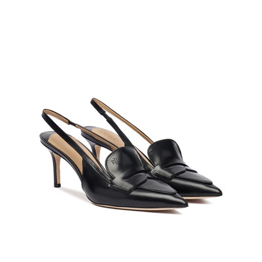 LAUREN RALPH LAUREN Szpilki 802982850001 Czarny ze sklepu MODIVO w kategorii Czółenka - zdjęcie 187485920