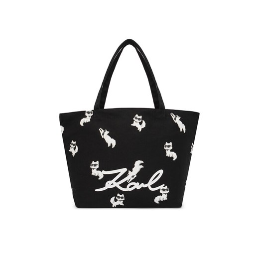 KARL LAGERFELD Torebka B1W50053 Czarny ze sklepu MODIVO w kategorii Torby Shopper bag - zdjęcie 187486223