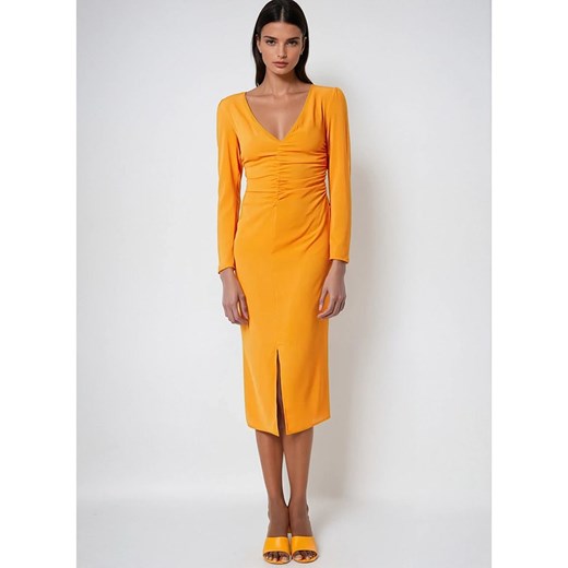 Monki Sukienka w kolorze pomarańczowym ze sklepu Limango Polska w kategorii Sukienki - zdjęcie 187486652