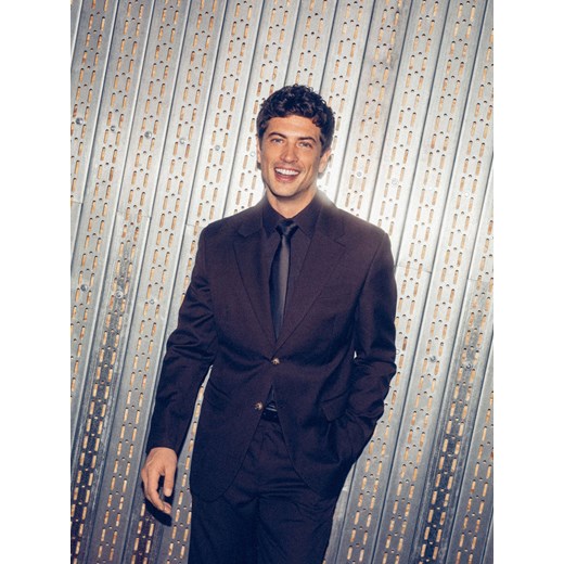 Reserved - Marynarka z wełną - brązowy ze sklepu Reserved w kategorii Marynarki męskie - zdjęcie 187486960