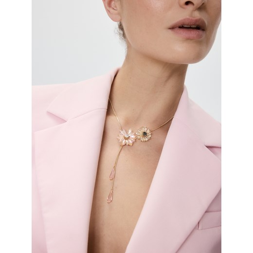 Reserved - Naszyjnik z kwiatami - wielobarwny Reserved ONE SIZE wyprzedaż Reserved