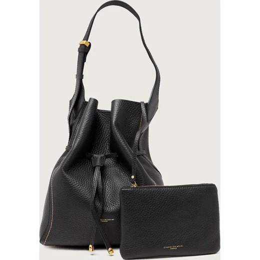 GIANNI CHIARINI Skórzana torebka na ramię + saszetka SIENNA ze sklepu Gomez Fashion Store w kategorii Torebki worki - zdjęcie 187487272