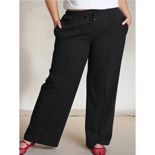 Sinsay - Spodnie wide leg - czarny ze sklepu Sinsay w kategorii Spodnie damskie - zdjęcie 187487560