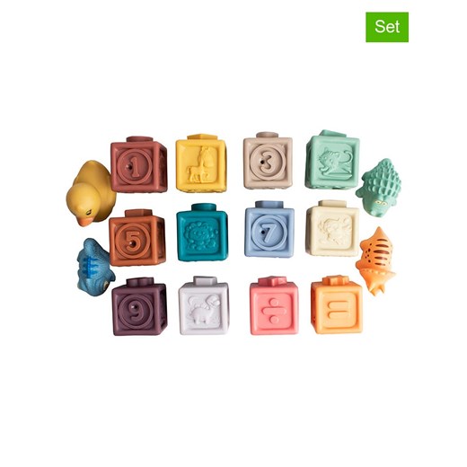 Magni Klocki (16 szt.) ze zwierzętami - 6 m+ ze sklepu Limango Polska w kategorii Zabawki - zdjęcie 187487830