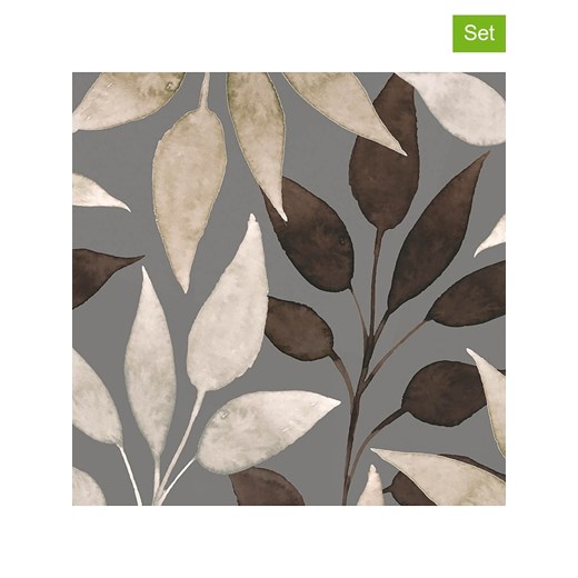 ppd Serwetki &quot;Pure Branch&apos;&apos; (40 szt.) w kolorze szaro-brązowo-beżowym ze sklepu Limango Polska w kategorii Akcesoria kuchenne - zdjęcie 187487833