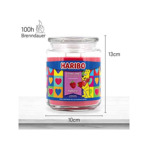 Haribo Świeca zapachowa &quot;Haribo Loved one&quot; - 510 g onesize okazja Limango Polska