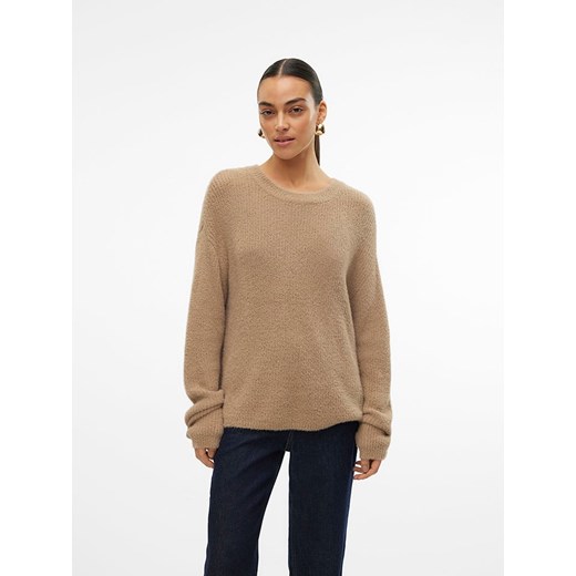 Vero Moda Sweter w kolorze beżowym ze sklepu Limango Polska w kategorii Swetry damskie - zdjęcie 187488241