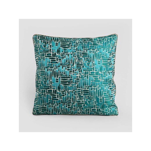 Homla Poszewka &quot;Sasinoro&quot; w kolorze morskim na poduszkę - 45 x 45 cm ze sklepu Limango Polska w kategorii Poduszki dekoracyjne - zdjęcie 187488612