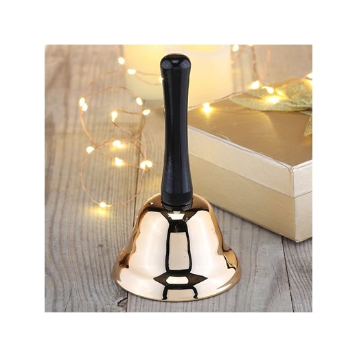 Hollybell Dzwonek w kolorze złotym -  13,5 cm ze sklepu Limango Polska w kategorii Dekoracje bożonarodzeniowe - zdjęcie 187488654