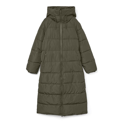 Vero Moda Płaszcz pikowany w kolorze khaki ze sklepu Limango Polska w kategorii Kurtki damskie - zdjęcie 187489003
