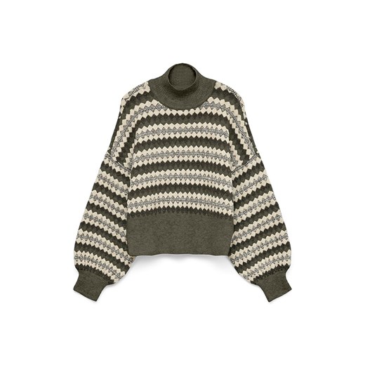 Vero Moda Sweter w kolorze khaki ze sklepu Limango Polska w kategorii Swetry damskie - zdjęcie 187489031