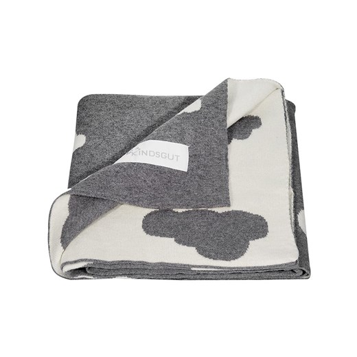 Kindsgut Koc &quot;Coluds&quot; w kolorze biało-szarym - 100 x 80 cm Kindsgut onesize wyprzedaż Limango Polska