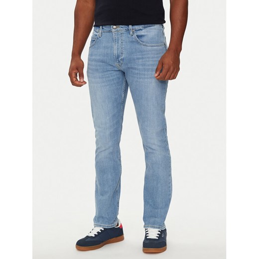 Lee Jeansy Rider 112354462 Niebieski Slim Fit ze sklepu MODIVO w kategorii Jeansy męskie - zdjęcie 187489194