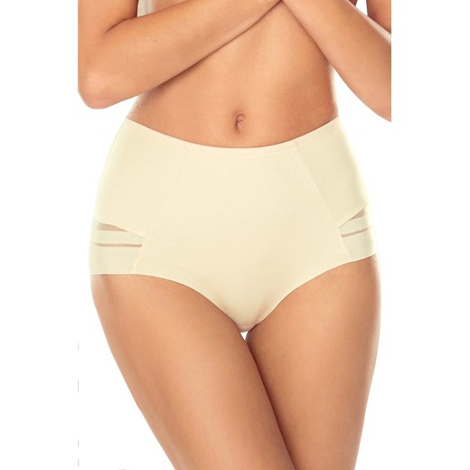 Lapinee 5037 Aya figi z wysokim stanem, bawełniane beż ze sklepu kontri.pl w kategorii Majtki damskie - zdjęcie 187489591