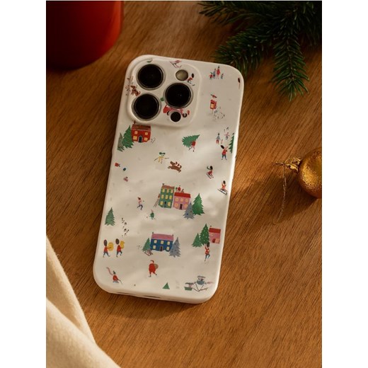 Sinsay - Etui na iPhone 13/14, 15, 15 pro, 16 pro z motywem zimowym - wielobarwny ze sklepu Sinsay w kategorii Etui - zdjęcie 187489943