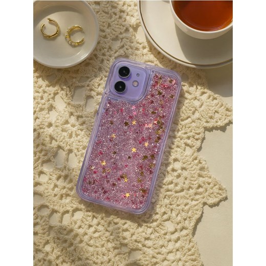 Sinsay - Etui na iPhone 13/14, 15 z brokatem - wielobarwny ze sklepu Sinsay w kategorii Etui - zdjęcie 187489944