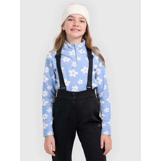 Dziewczęca bielizna polarowa (góra) 4f 4FJRAW25UFLEF095 - niebieska ze sklepu Sportstylestory.com w kategorii Bielizna termoaktywna - zdjęcie 187490162