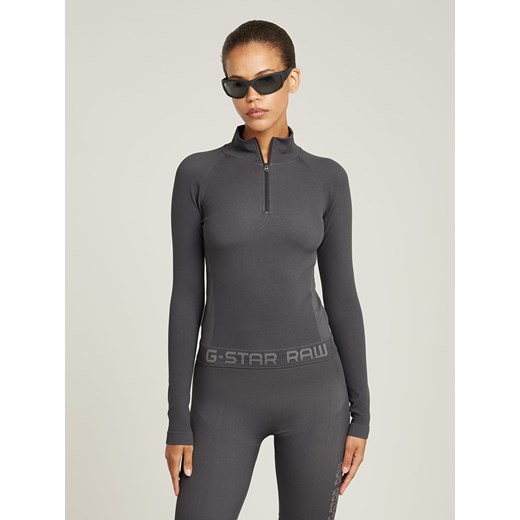 G-Star Koszulka funkcyjna w kolorze szarym ze sklepu Limango Polska w kategorii Bluzki damskie - zdjęcie 187490773