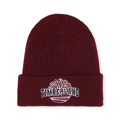 Timberland Czapka beanie w kolorze bordowym ze sklepu Limango Polska w kategorii Czapki dziecięce - zdjęcie 187490781
