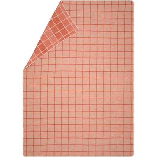 David Fussenegger Koc flanelowy &quot;Silvretta - Karo&quot; w kolorze pomarańczowym ze sklepu Limango Polska w kategorii Tekstylia - zdjęcie 187490831