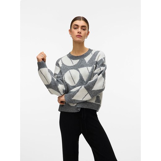 Vero Moda Sweter w kolorze szarym ze sklepu Limango Polska w kategorii Swetry damskie - zdjęcie 187491142