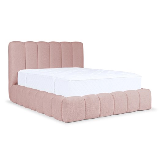 Różowe łóżko chmurka z pojemnikiem 5 rozmiarów - Nuvessa ze sklepu Edinos.pl w kategorii Łóżka i materace - zdjęcie 187491243