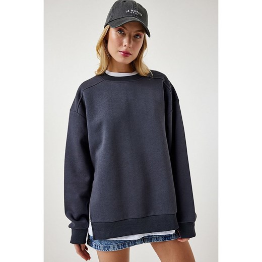 Happiness Istanbul Bluza w kolorze antracytowym Happiness Istanbul 38 okazyjna cena Limango Polska