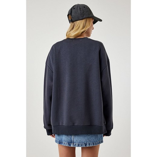 Happiness Istanbul Bluza w kolorze antracytowym Happiness Istanbul 38 wyprzedaż Limango Polska