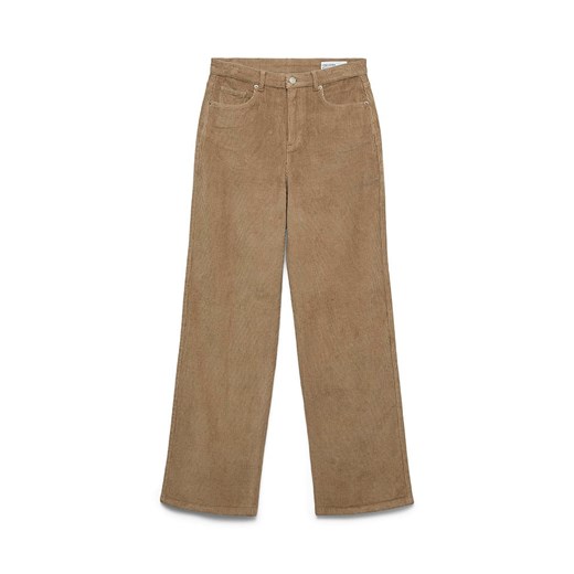 Vero Moda Spodnie sztruksowe w kolorze beżowym Vero Moda W28/L32 Limango Polska wyprzedaż