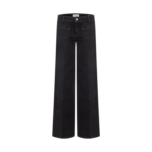 Cambio Dżinsy o prostym kroju - Tess Kobiety Bawełna czarny jednolity ze sklepu vangraaf w kategorii Jeansy damskie - zdjęcie 187491653