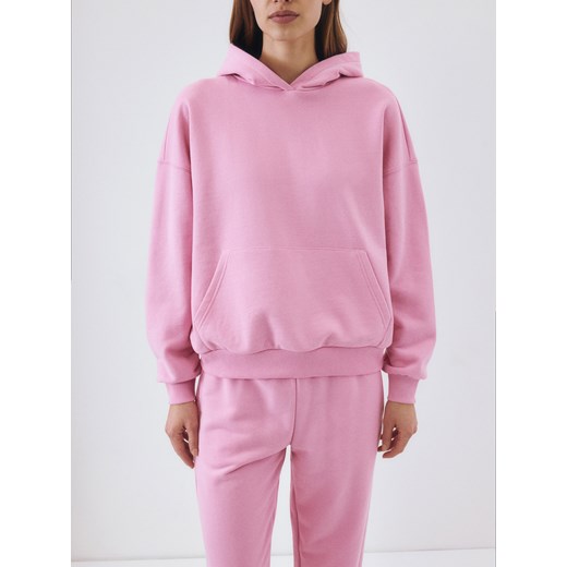Reserved - Bluza z kapturem - różowy ze sklepu Reserved w kategorii Bluzy damskie - zdjęcie 187491892