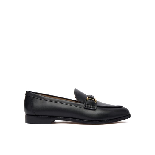 Loafersy LAUREN RALPH LAUREN 802P02121001 Czarny ze sklepu eobuwie.pl w kategorii Lordsy damskie - zdjęcie 187492034