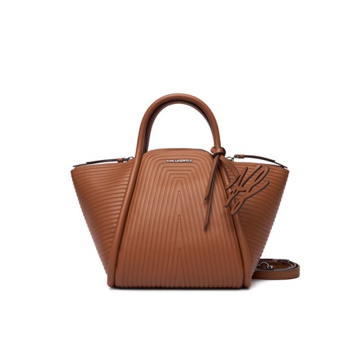 Torebka KARL LAGERFELD B1W30044 Brązowy ze sklepu eobuwie.pl w kategorii Torebki damskie - zdjęcie 187492041