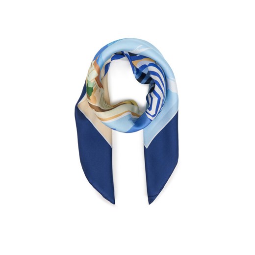 LAUREN RALPH LAUREN Chusta 454P09790001 Niebieski ze sklepu MODIVO w kategorii Szaliki i chusty damskie - zdjęcie 187492082