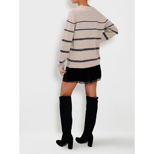 Sinsay - Sweter w paski - beżowy Sinsay XS Sinsay