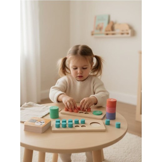 Sinsay - Drewniana zabawka do nauki liczenia - wielobarwny ze sklepu Sinsay w kategorii Zabawki - zdjęcie 187493091