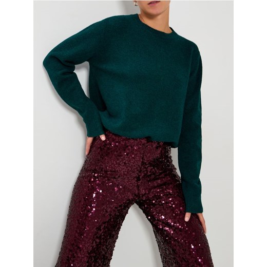 Sinsay - Sweter basic - zielony ze sklepu Sinsay w kategorii Swetry damskie - zdjęcie 187493093