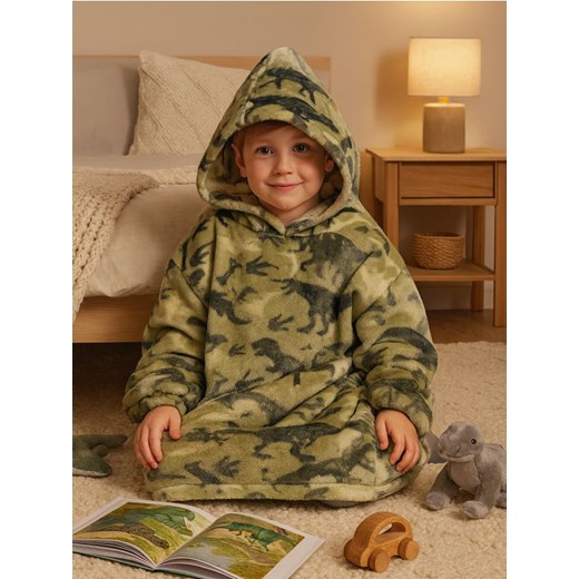 Sinsay - Bluza snuddie - zielony ze sklepu Sinsay w kategorii Piżamy dziecięce - zdjęcie 187493824