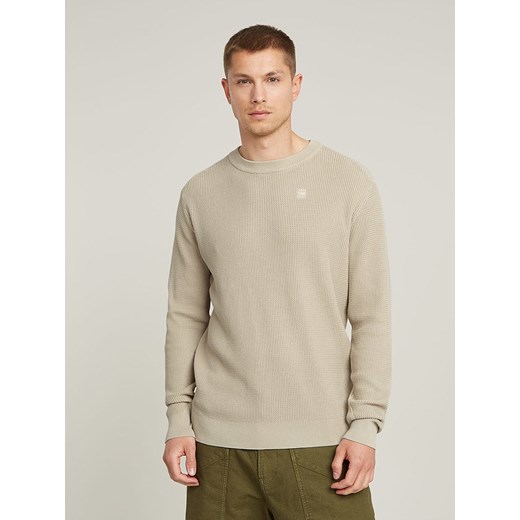 G-Star Sweter w kolorze beżowym ze sklepu Limango Polska w kategorii Swetry męskie - zdjęcie 187494014