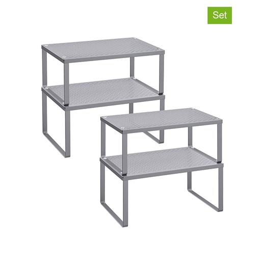 Songmics Regały (2 szt.) w kolorze srebrnym na przyprawy ze sklepu Limango Polska w kategorii Regały i witryny - zdjęcie 187494080