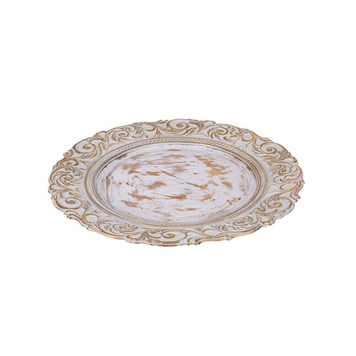 Villa d´Este Podtalerze (6 szt.) &quot;Baroque&quot; w kolorze złoto-białym - Ø Villa D´este onesize promocja Limango Polska