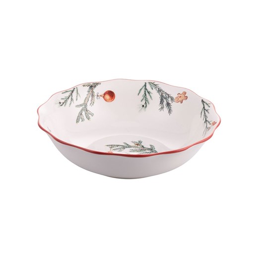 Villa d´Este Salaterka &quot;Rametto&quot; w kolorze biało-zielono-czerwonym - Ø 22,5 cm ze sklepu Limango Polska w kategorii Naczynia - zdjęcie 187494160