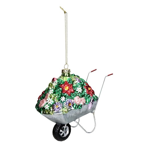 Kersten Ozdoba choinkowa &quot;Wheelbarrow&quot; ze wzorem - 11 x 13 cm ze sklepu Limango Polska w kategorii Dekoracje bożonarodzeniowe - zdjęcie 187494193
