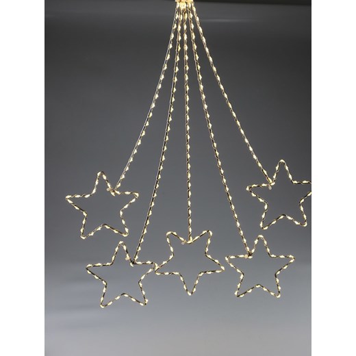 AM Design Dekoracyjna lampa LED &quot;Spadające gwiazdy&quot; w kolorze złotym - 70 x 35 cm ze sklepu Limango Polska w kategorii Oświetlenie - zdjęcie 187494212